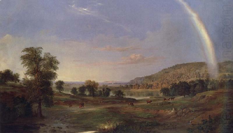 Landscape with Rainbow, Robert S.Duncanson